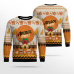 Aperol Spritz Christmas Jingle Bells Ugly Sweater