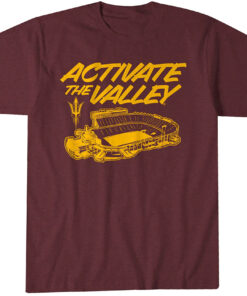 Arizona State Football Activate The Valley T-Shirt