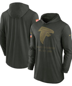 Atlanta Falcons Forest Green 2025 Salute to Service Hoodie