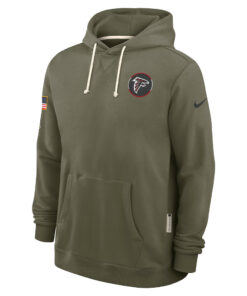 Atlanta Falcons Olive 2025 Salute to Service Hoodie