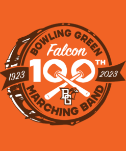 BGSU Falcon Marching Band 100th Anniversary T-shirt 1 BGSU Falcon Marching Band 100th Anniversary T-shirt