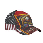 Baseball Cap Patriotic Eagle American Flag Black Red Baseball Cap