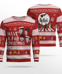 Beatles Have A Fab 2025 Ugly Christmas Sweater