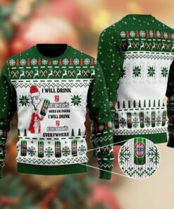 Beck Cat Hat Will Drink Everywhere Ugly Sweater