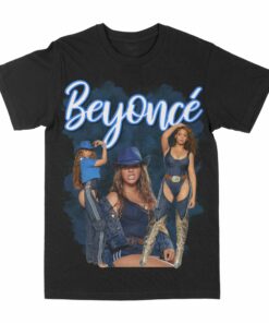 Beyonce Blue Graphic T-Shirt