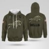 Bills Salute to Service Olive 2025 Hoodie Style 1