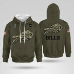 Bills Salute to Service Olive 2025 Hoodie Style 1