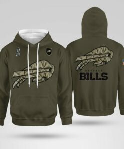 Bills Salute to Service Olive 2025 Hoodie Style 1
