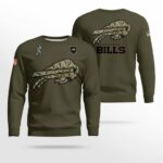 Bills Salute to Service Olive 2025 Hoodie Style 1