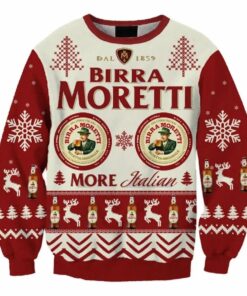 Birra Moretti Christmas Pinetree Ugly Sweater