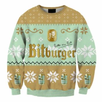 Bitburger Christmas Star Ugly Sweater