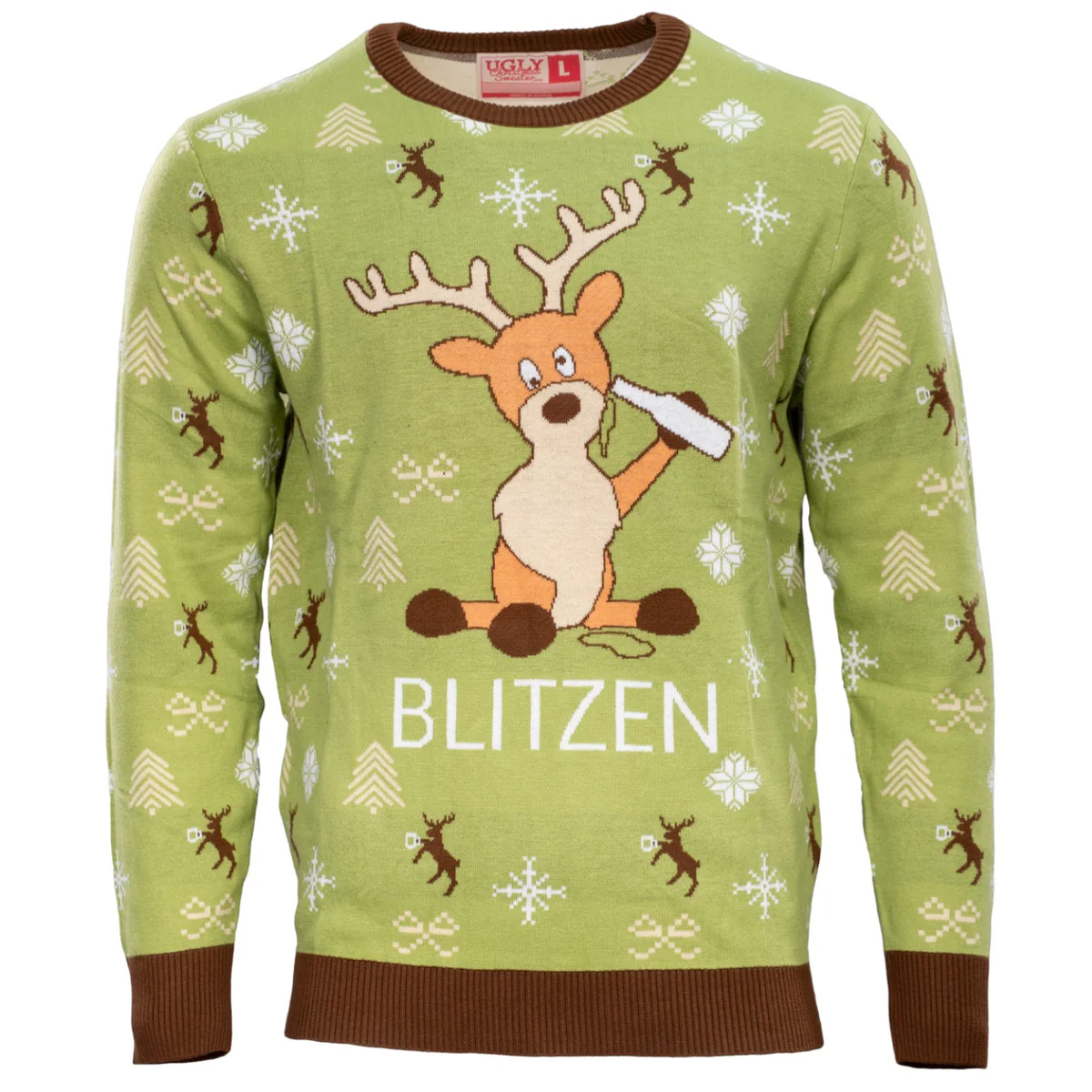 Blitzen Drunk Funny Adult Ugly Christmas Sweater Blitzen Drunk Funny Adult Ugly Christmas Sweater