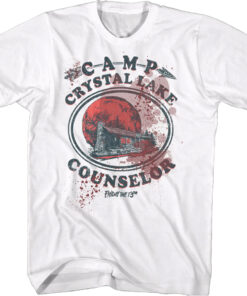 Bloody Camp Crystal Lake Counselor T-Shirt