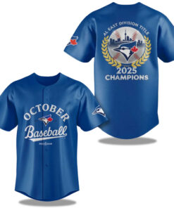 Blue Jays Al East Division Title Champions 2025 Baseball Jersey