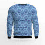 Blue Manchester City Retro Ugly Christmas Sweater