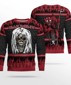 Bravado Iron Maiden Ugly Christmas Sweater