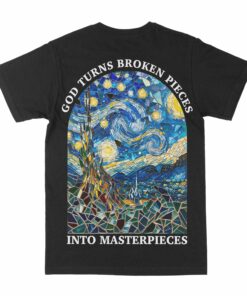 Broken Glass Graphic T-Shirt