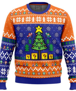 Bros Christmas Mario Bros Ugly Christmas Sweater
