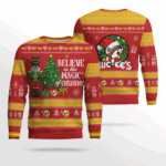 Bucees Believe in The Magic of Christmas 2025 Ugly Christmas Sweater