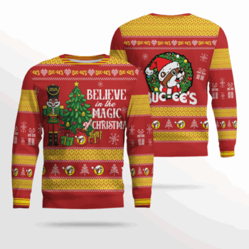 Bucees Believe in The Magic of Christmas 2025 Ugly Christmas Sweater