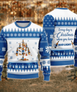 Bud Light Christmas Tree Ugly Sweater