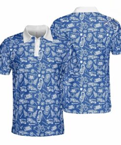 Bud Light Doodle Art Polo Shirt