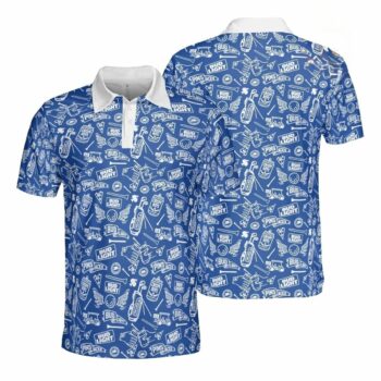 Bud Light Doodle Art Polo Shirt
