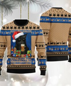 Bud Light Is All I Want For Christmas Ugly Sweater