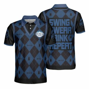 Bud Light Swing Sweat Polo Shirt
