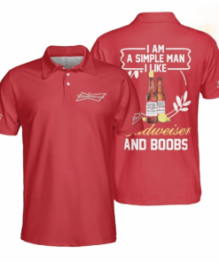 Budweiser And Boobs Polo Shirt