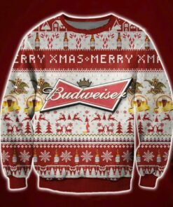 Budweiser Xmas Merry Ugly Sweater