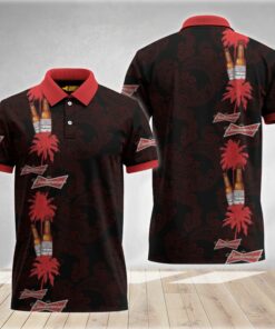 Tropical Budweiser Is With You Polo Shirt