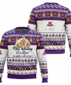 Crown Royal Happiest Drink Ugly Christmas Sweater