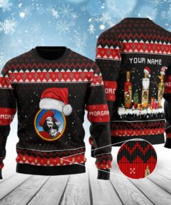 Captain Morgan Bottle Santa Ugly Sweater