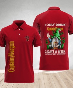 Captain Morgan St Patrick's Gnome Polo Shirt
