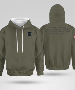Carolina Panthers Olive 2025 Salute to Service Hoodie
