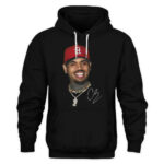 Chris Brown “Big Face Red Hat” Graphic T-Shirt
