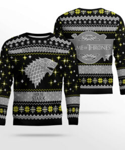 Christmas Is Coming House Stark Game Of Thrones Ugly Christmas Sweater