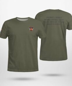 Cincinnati Bengals Olive 2025 Salute to Service Hoodie 2 Cincinnati Bengals Olive 2025 Salute to Service T-Shirt