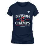Cleveland Guardians Navy 2025 AL Central Division Champions Locker Room T-Shirt