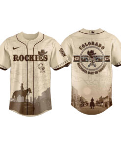 Colorado Rockies X National Day Of Cowboy Baseball Jersey