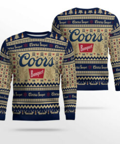 Coors Banquet Snowing Christmas Ugly Sweater