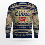Coors Banquet Snowing Christmas Ugly Sweater