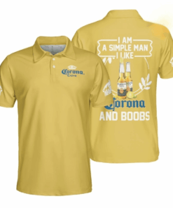 Corona Extra And Boobs Polo Shirt