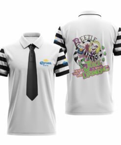 Corona Extra Is Beetlejuice Drink Polo Shirt