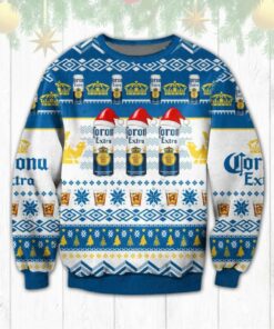 Corona Extra Santa Clause Christmas Ugly Sweater