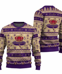 Crown Royal Snowing Christmas Ugly Sweater