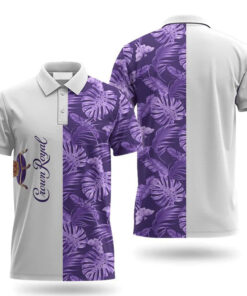 Crown Royal Swiss Cheese Leaf Polo Shirt