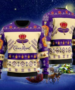 Crown Royal Xmas Ugly Sweater