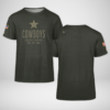 Dallas Cowboys Forest Green 2025 Salute to Service Shirt